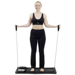 Planche fitness pilate pliable multi-exercices 41x99cm < Gifi Outlet