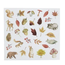 Planche stickers thème automne
