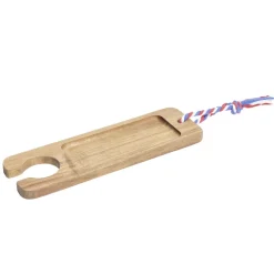 Planche à tapas en bois d'acacia avec porte-verre 8x25cm < Gifi Clearance