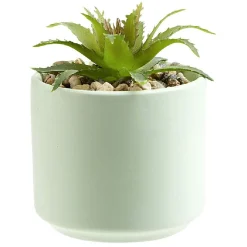 Plante artificielle avec pot céramique < Gifi Discount