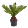 Plante artificielle cycas en pot H38cm < Gifi Discount