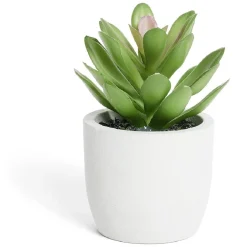 Plante artificielle dans pot en pierre - 4 modèles