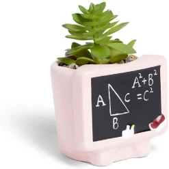 Plante artificielle Merci pour cette année pot céramique - 3 modèles < Gifi Sale