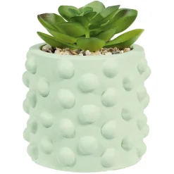 Plante artificielle pot bubble Ø7,5xH.11cm