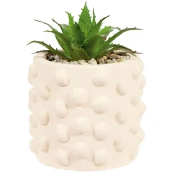 Plante artificielle pot bubble Ø7,5xH.11cm
