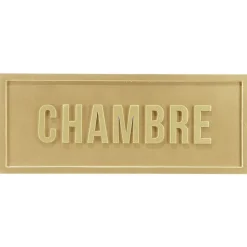 Plaque déco murale dorée
