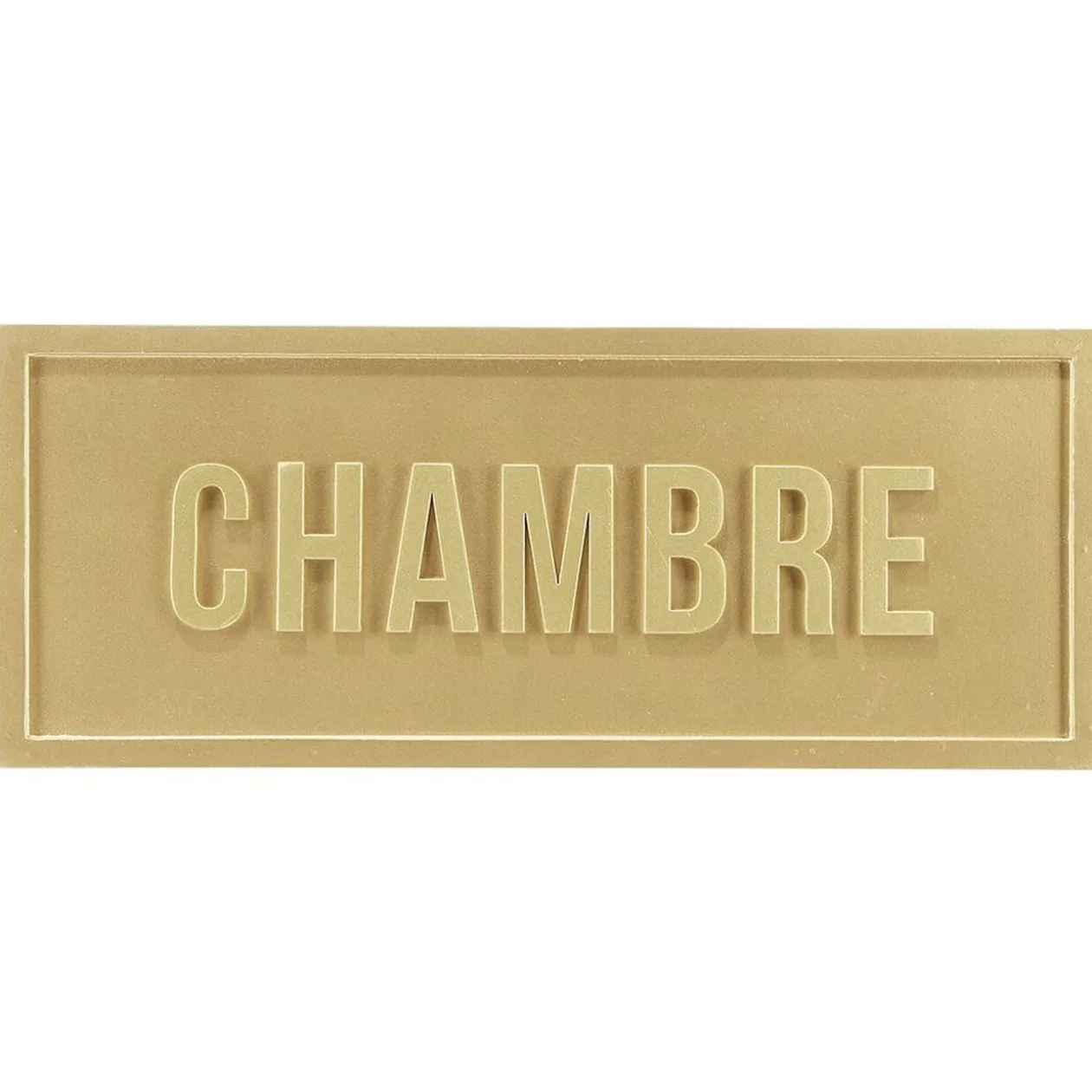 Plaque déco murale dorée
