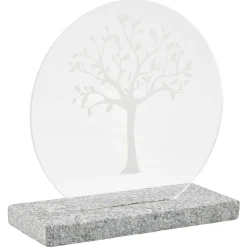 Plaque funéraire arbre de vie 20x8xH22cm