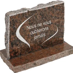 Plaque funéraire L'amour est éternel