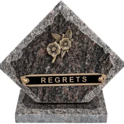 Plaque funéraire souvenir