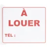 Plaque signalétique "À louer" - 24x20 cm < Gifi Discount