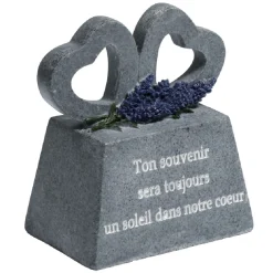 Plaque Souvenir avec Coeurs gris < Gifi Clearance