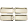 Plat à cake x4 en carton doré 15,5x34cm < Gifi New