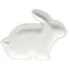 Plat décoratif forme lapin en dolomite 18,5x24cm (2 modèles blanc ou vert) < Gifi Outlet