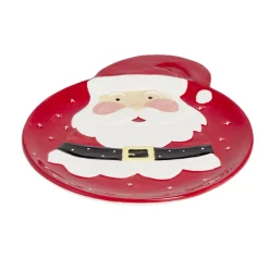 Plat dolomite forme Père Noël 20x24cm < Gifi Clearance