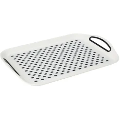 Plateau anti dérapant blanc < Gifi