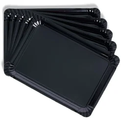 Plateau carton noir 23x33cm x5 < Gifi Discount