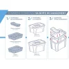 Plateau coulissant pour box L.24,3 cm < Gifi Online