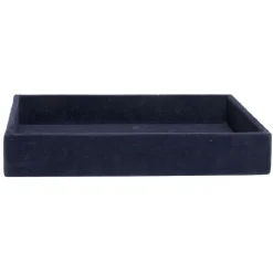 Plateau décoratif en velours bleu < Gifi