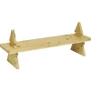 Plateau de présentation en bambou design sapin L60cm