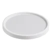 Plateau de rangement rotatif plastique blanc Ø25xH2,5cm < Gifi Hot