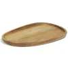 Plateau en bois d'acacia ovale 25x34cm < Gifi Online