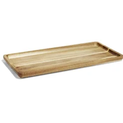 Plateau en bois d'acacia rectangulaire 17,8x40cm < Gifi Sale