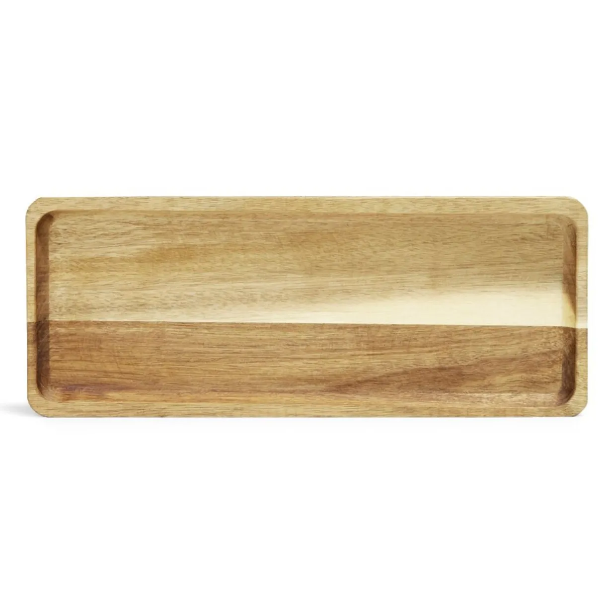 Plateau en bois d'acacia rectangulaire 14x36cm < Gifi Hot