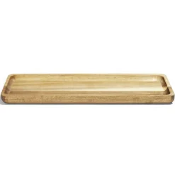 Plateau en bois d'acacia rectangulaire 14x36cm < Gifi Hot