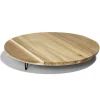 Plateau en bois d'acacia rond Ø39cm < Gifi Clearance