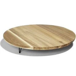 Plateau en bois d'acacia rond Ø39cm < Gifi Clearance