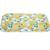 Plateau en mélaminé avec motif citron 29x22xH1,5cm < Gifi Online