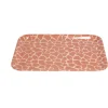 Plateau mélaminé orange 28,7x21,7x1,5cm