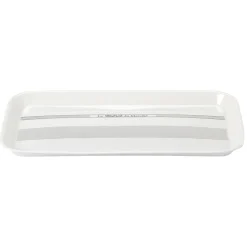 Plateau rectangulaire mélamine blanc écritures noires < Gifi Outlet
