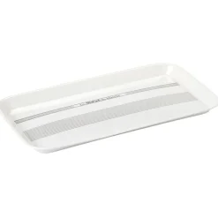Plateau rectangulaire mélamine blanc écritures noires < Gifi Outlet