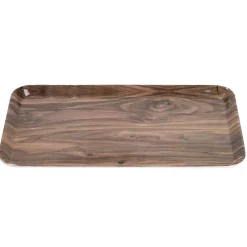 Plateau rectangulaire mélaminé effet bois naturel 19x30cm < Gifi Hot