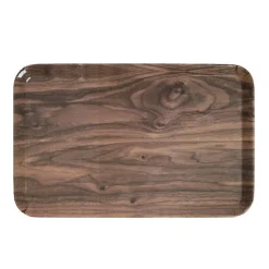 Plateau rectangulaire mélaminé effet bois naturel 19x30cm < Gifi Hot