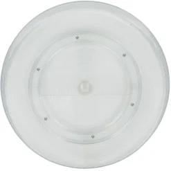 Plateau rotatif en plastique transparent - Ø29,4xH4cm < Gifi