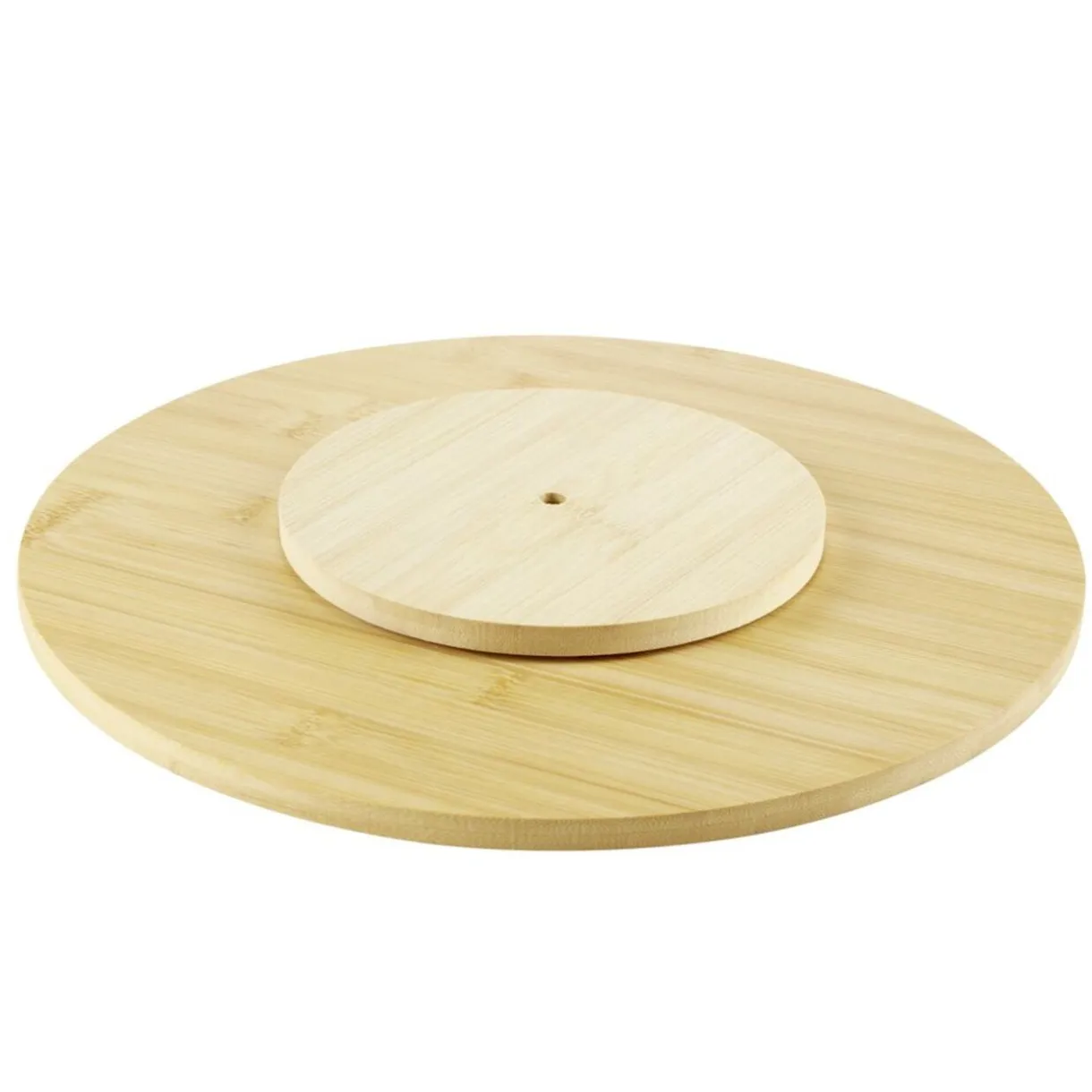 Plateau tournant bambou marron Ø35cm < Gifi Best
