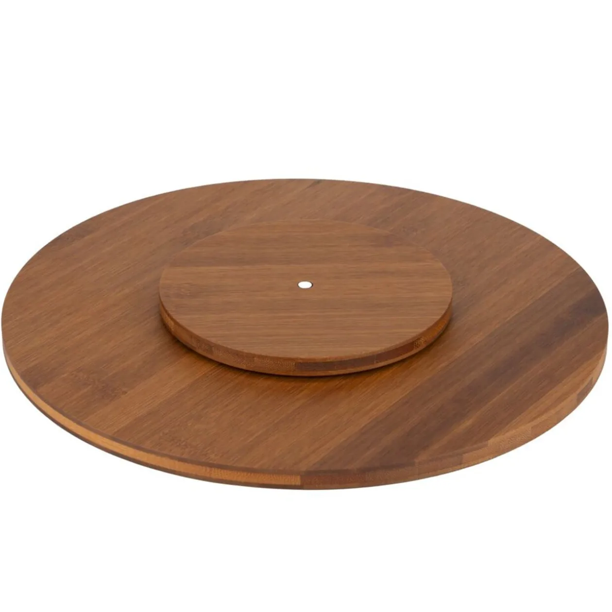 Plateau tournant rotatif en bambou Ø35cm