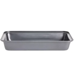 Plat à four en métal noir 30x20xH4,8cm