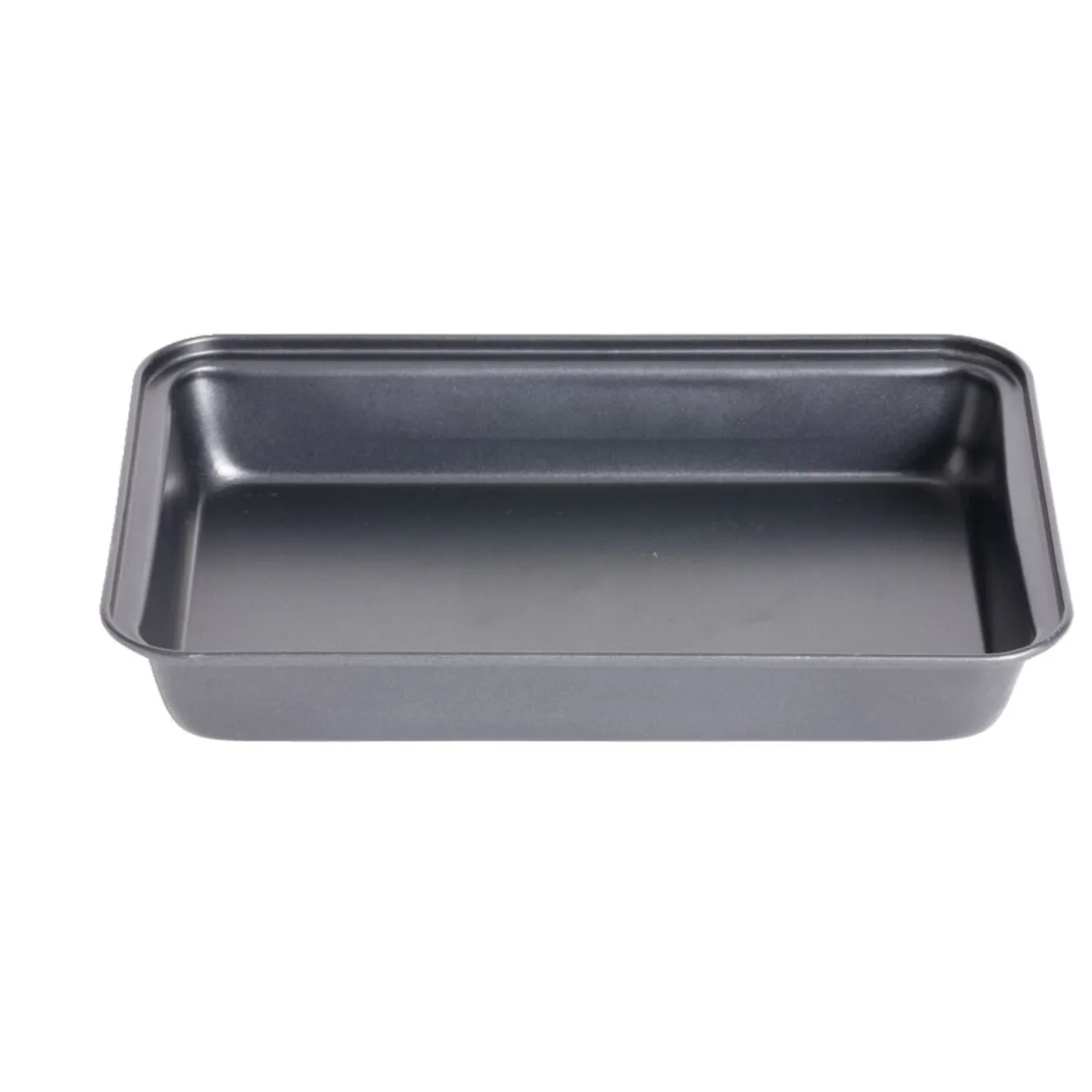 Plat à four en métal noir 30x20xH4,8cm