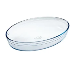 Plat à four ovale en verre extra résistant < Gifi Best