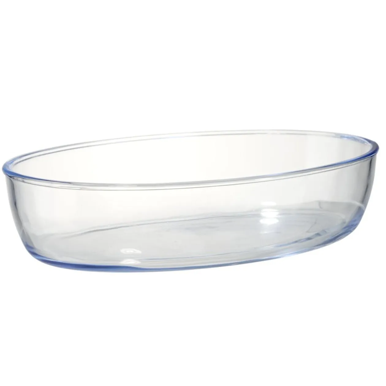 Plat à four ovale 1,5L en verre 26x18xH6cm