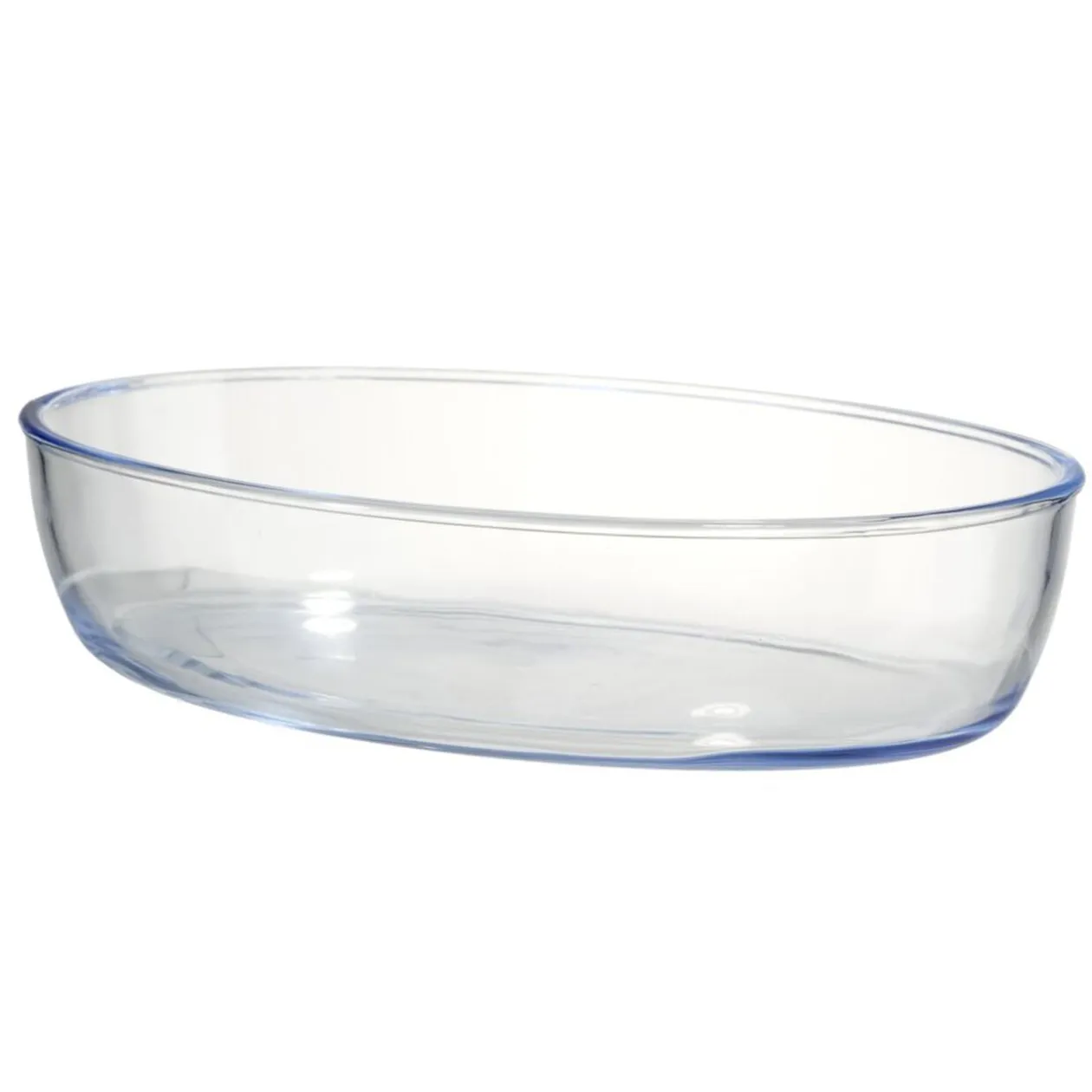 Plat à four ovale 1,5L en verre 26x18xH6cm