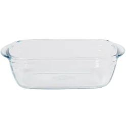 Plat à four rectangulaire en verre couvercle plastique < Gifi Online