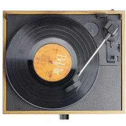 Platine vinyle vintage enceinte bluetooth 2en1 < Gifi Discount