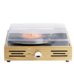 Platine vinyle vintage enceinte bluetooth 2en1 < Gifi Discount