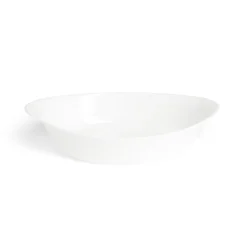 Plat ovale 29x17cm Luminarc blanc avec motifs