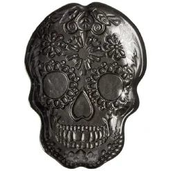 Plat tête de mort Halloween en verre < Gifi Online